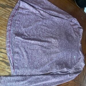 Purple Nike Long Sleeve Athletic Top W/ Hood